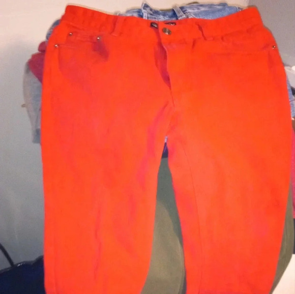 gs115 red jeans sz 32 - Picture 1 of 11